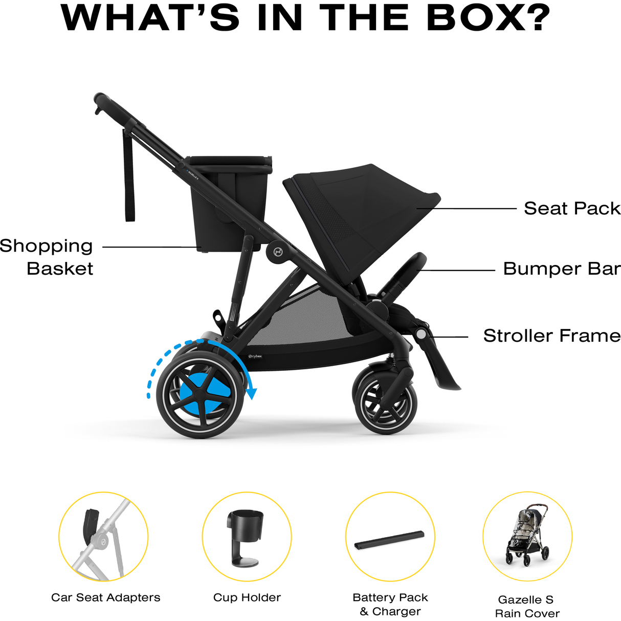 Cybex e-Gazelle S Electronic Assist Stroller
