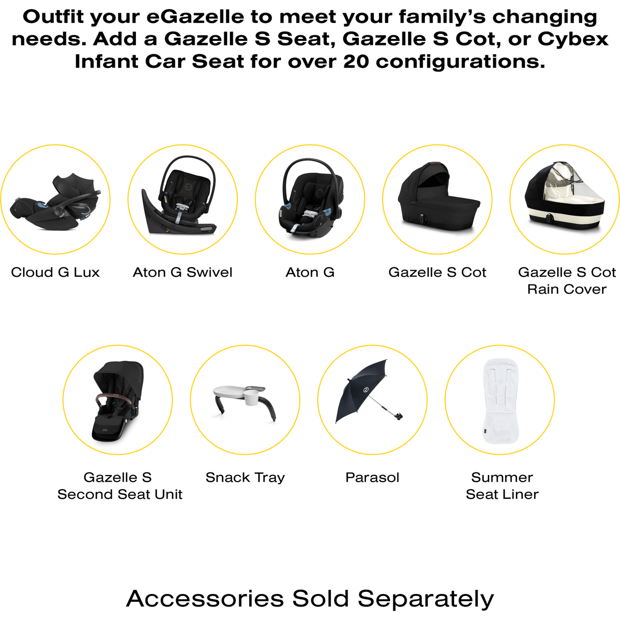 Cybex e-Gazelle S Electronic Assist Stroller