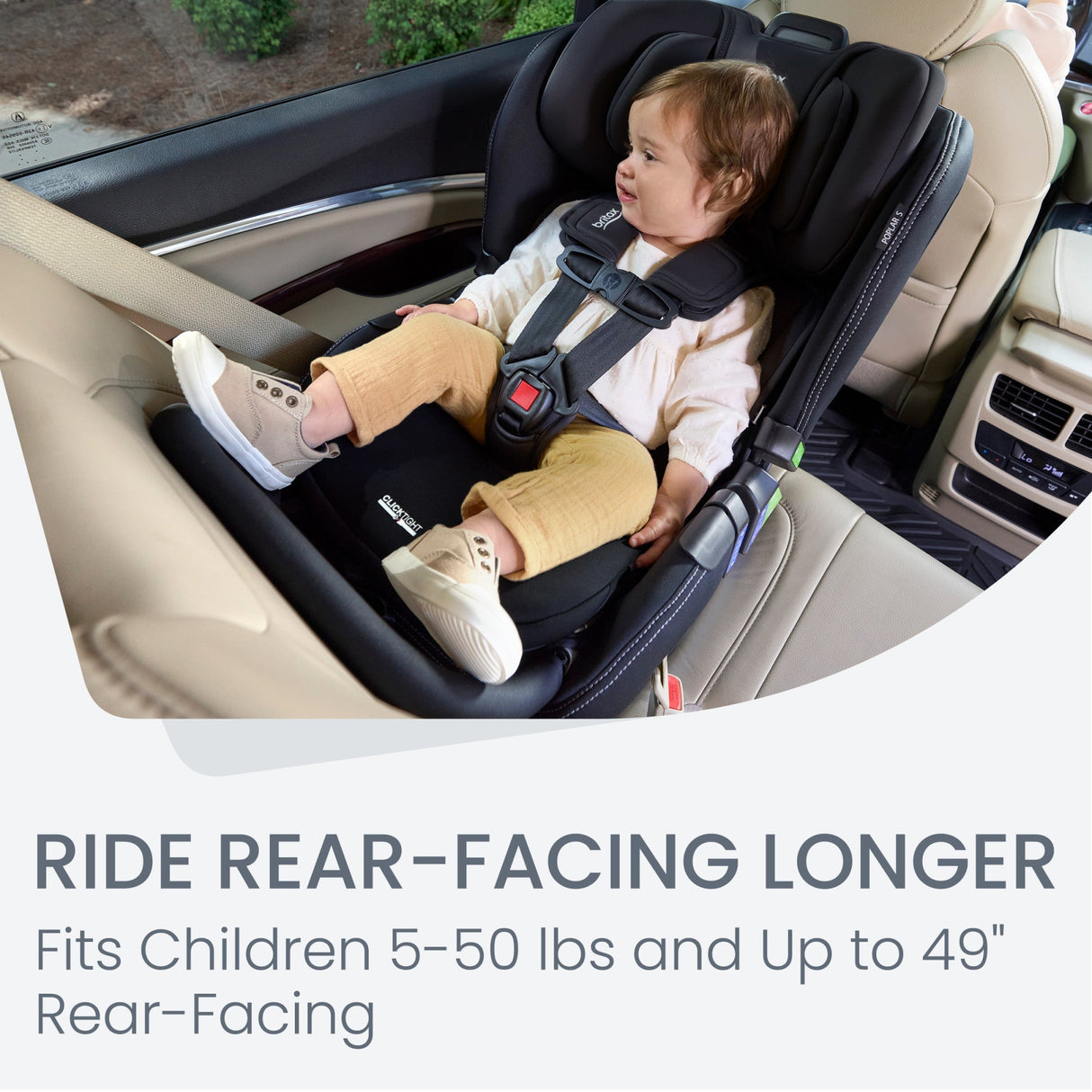 Britax Poplar S Convertible 2-in-1 Car Seat with ClickTight - Kid's Stuff Superstore