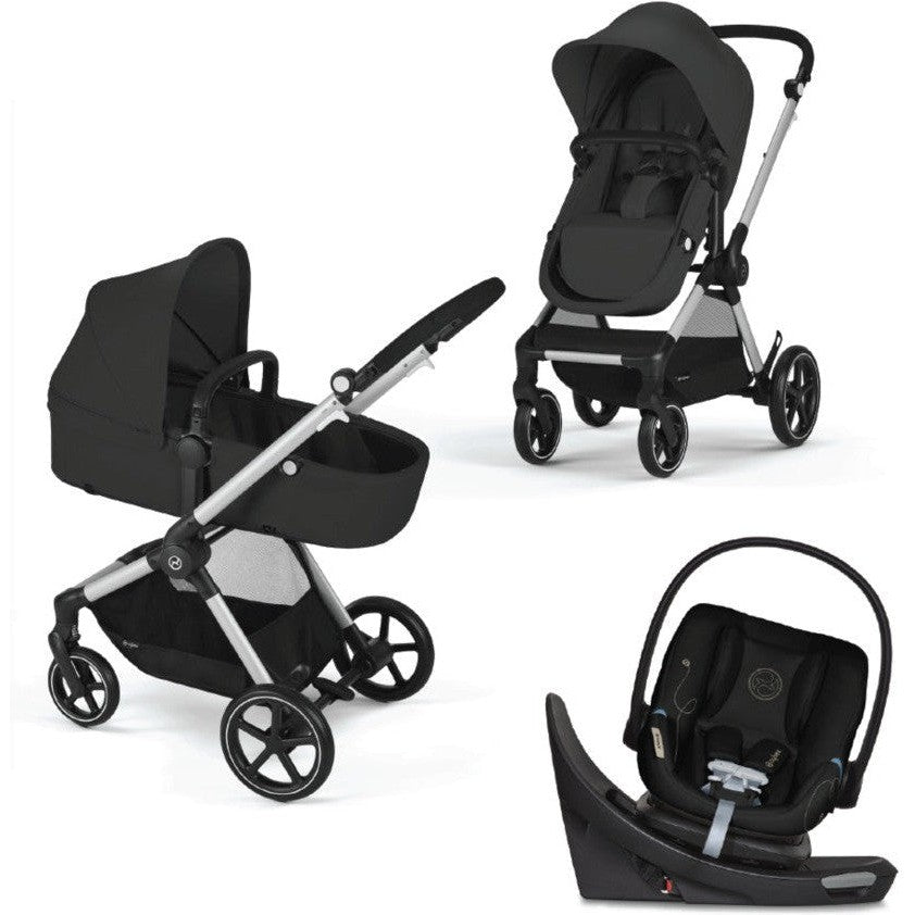 Cybex EOS Stroller + Aton G Swivel Infant Car Seat with Sensorsafe Travel System - Kid's Stuff Superstore