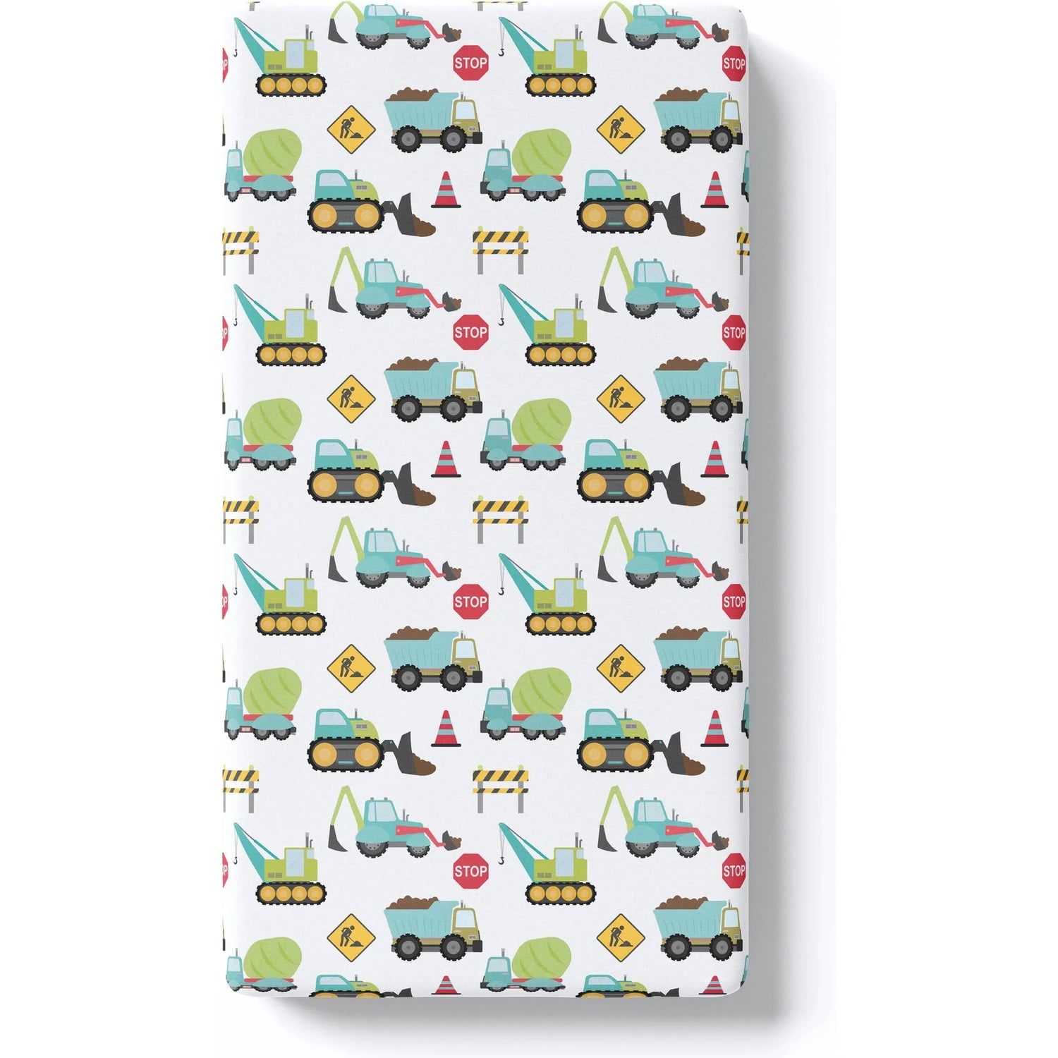 Honey Lemonade Crib Sheet - Construction - Kid's Stuff Superstore