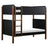 Babyletto TipToe Bunk Bed - Black and Natural Walnut - Kid's Stuff Superstore