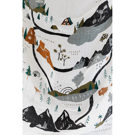 Clementine Kids Swaddle Blanket - National Parks - Kid's Stuff Superstore