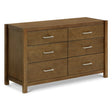 Monogram by Namesake Hemsted 6-Drawer Assembled Dresser - Walnut Driftwood - Kid's Stuff Superstore