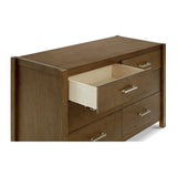 Monogram by Namesake Hemsted 6-Drawer Assembled Dresser - Walnut Driftwood - Kid's Stuff Superstore
