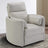 Brixy Venice Power Recliner - Ivory Leather - Kid's Stuff Superstore
