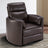 Brixy Venice Power Recliner - Brown Leather - Kid's Stuff Superstore