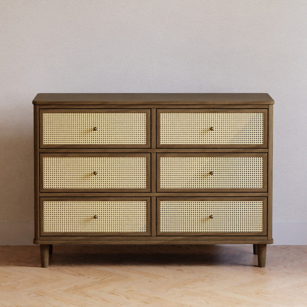 Namesake Marin with Cane 6 Drawer Assembled Dresser