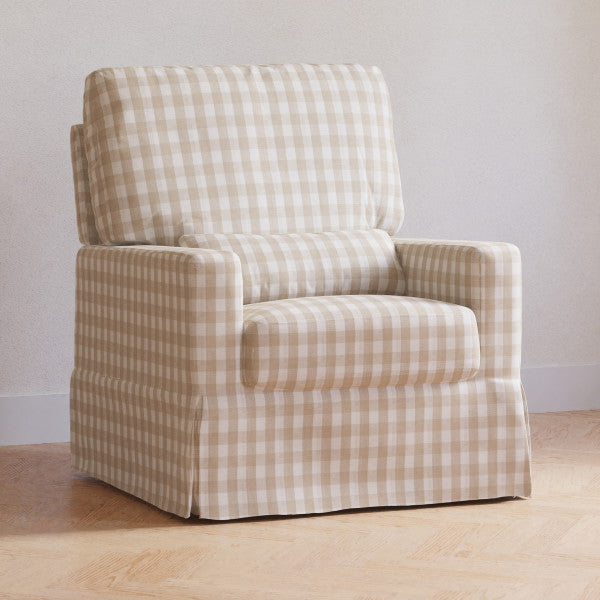 Namesake Crawford Pillowback Comfort Swivel Glider