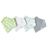 Copper Pearl Baby Bandana Bibs 4 Pack