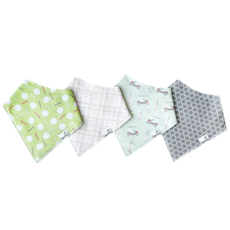 Copper Pearl Baby Bandana Bibs 4 Pack