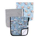 Copper Pearl Premium Baby Burp Cloths 3-Pack - Bridger - Kid's Stuff Superstore