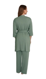 Everly Grey 5 Pc Matching Set - Basil