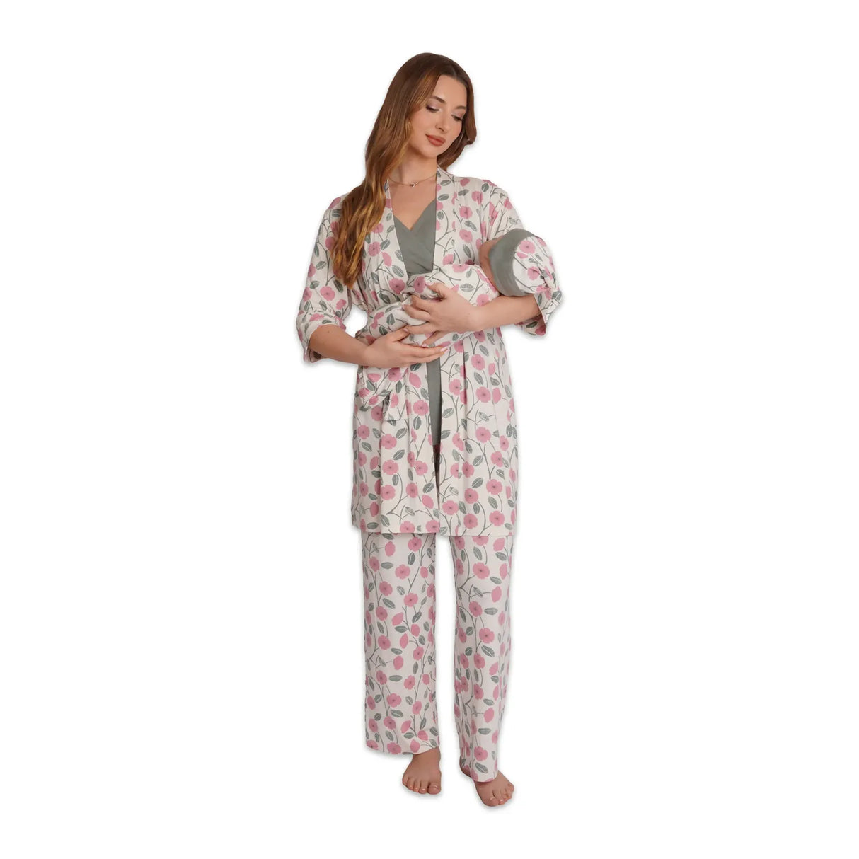 Everly Grey 5 Pc Matching Set - Honey Bloom