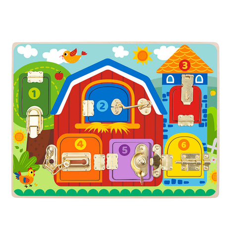Farm Latches Activity Board - Kid's Stuff Superstore