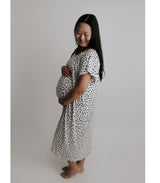 Three Little Tots Delivery/Nursing Gown - Polka Dot