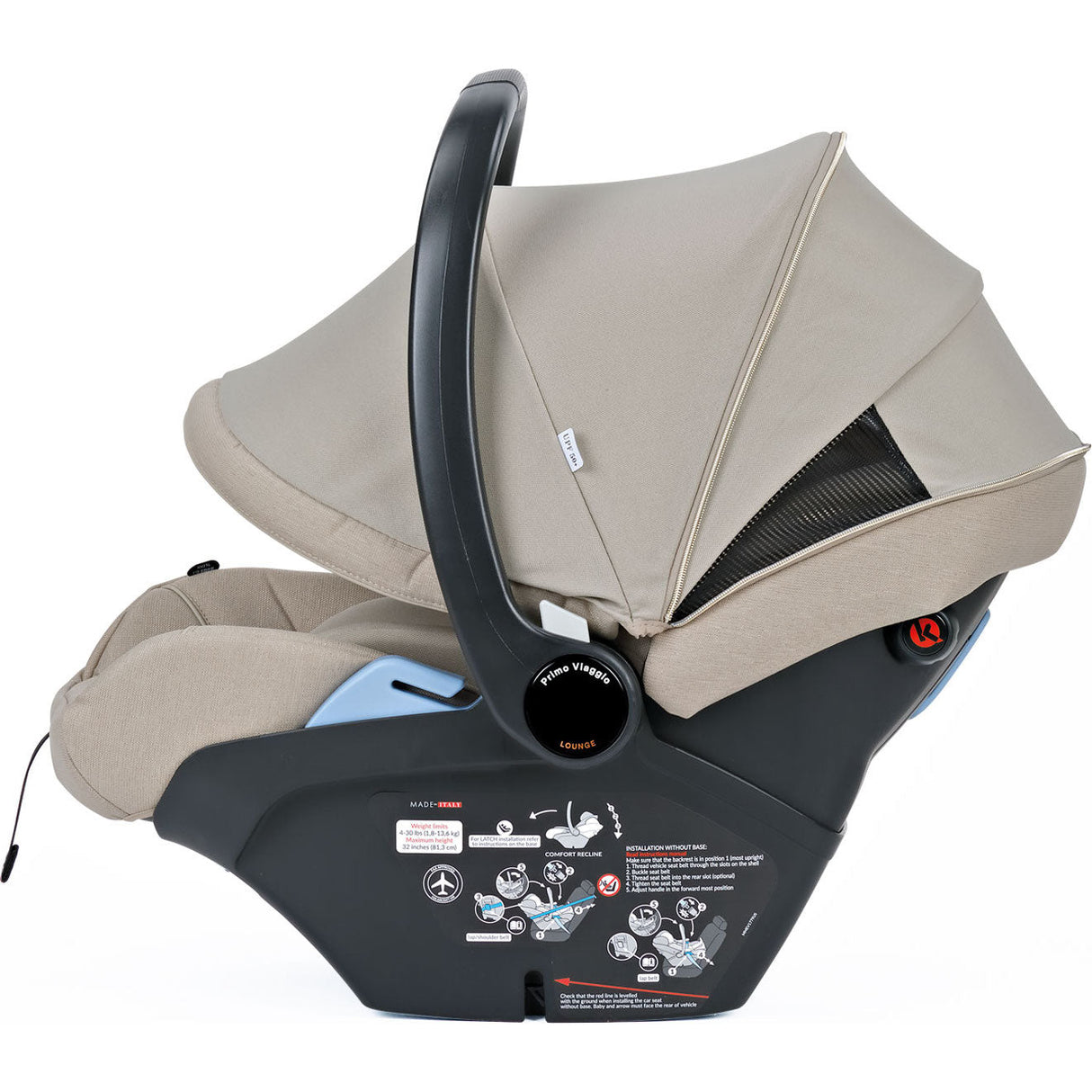 PEG Primo Viaggio Lounge Infant Car Seat + Load Leg Base - Kid's Stuff Superstore