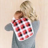 Copper Pearl Premium Baby Burp Cloths 3-Pack - Lumberjack