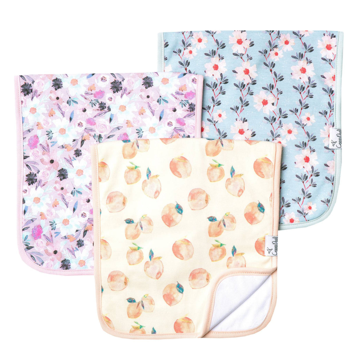 Copper Pearl Premium Baby Burp Cloths 3-Pack