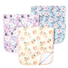 Copper Pearl Premium Baby Burp Cloths 3-Pack