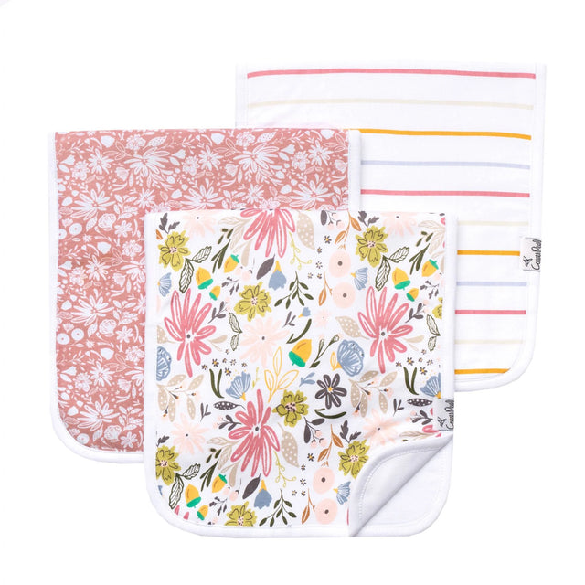 Copper Pearl Premium Baby Burp Cloths 3-Pack - Olive - Kid's Stuff Superstore