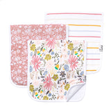 Copper Pearl Premium Baby Burp Cloths 3-Pack