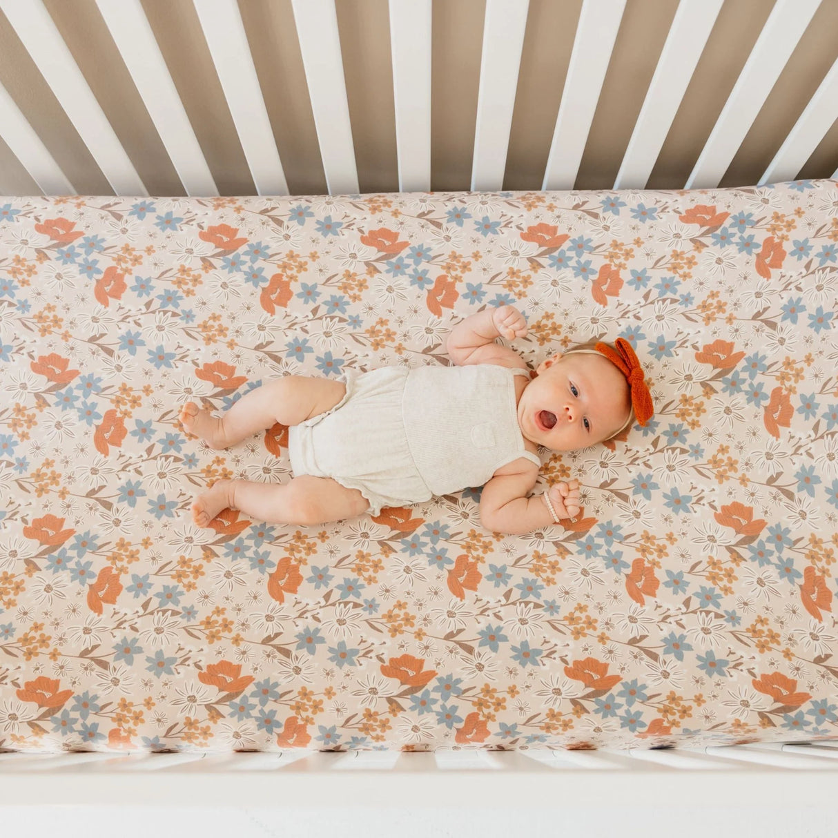 Copper Pearl Fitted Crib Sheet - Eden - Kid's Stuff Superstore