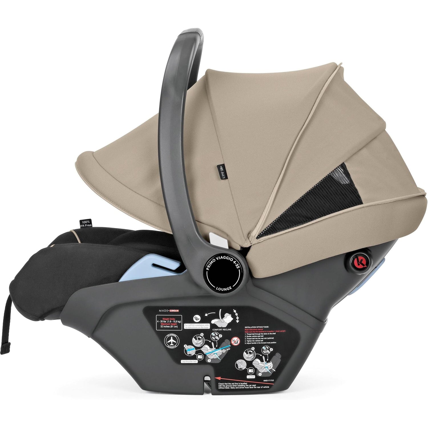 PEG Primo Viaggio Lounge Infant Car Seat + Load Leg Base - Kid's Stuff Superstore