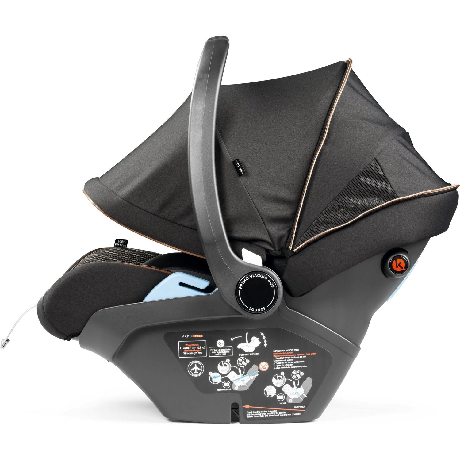 PEG Primo Viaggio Lounge Infant Car Seat + Load Leg Base - Kid's Stuff Superstore