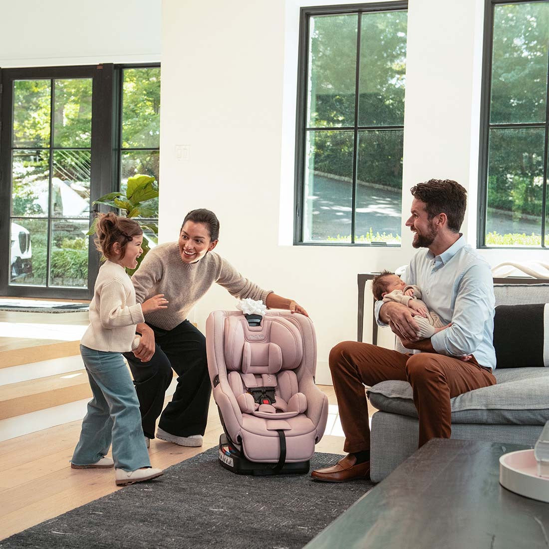 Nuna RAVA Convertible Car Seat | Thistle Collection