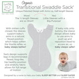 Swaddle Designs Organic Transitional Swaddle Sack - Watercolor Poppies - Kid's Stuff Superstore