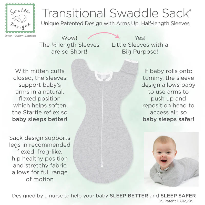 Swaddle Designs Transitional Swaddle Sack - Watercolor Mountains & Trees - Kid's Stuff Superstore