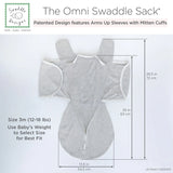 Swaddle Designs Omni Swaddle Sack - Heathered Green Turtle - Kid's Stuff Superstore