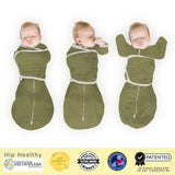 Swaddle Designs Omni Swaddle Sack - Heathered Green Turtle - Kid's Stuff Superstore