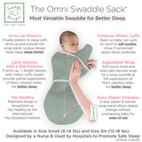 Swaddle Designs Omni Swaddle Sack - Heathered Jadeite - Kid's Stuff Superstore