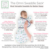 Swaddle Designs Omni Swaddle Sack with Wrap - Watercolor Mountains & Trees - Kid's Stuff Superstore