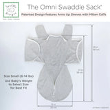 Swaddle Designs Omni Swaddle Sack - Heathered Peach Blush - Kid's Stuff Superstore