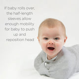 Swaddle Designs Transitional Swaddle Sack - Heathered Grey Stripes - Kid's Stuff Superstore