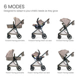 Britax Phases Travel System with Arbor Infant Car Seat + StayTight Base - Kid's Stuff Superstore