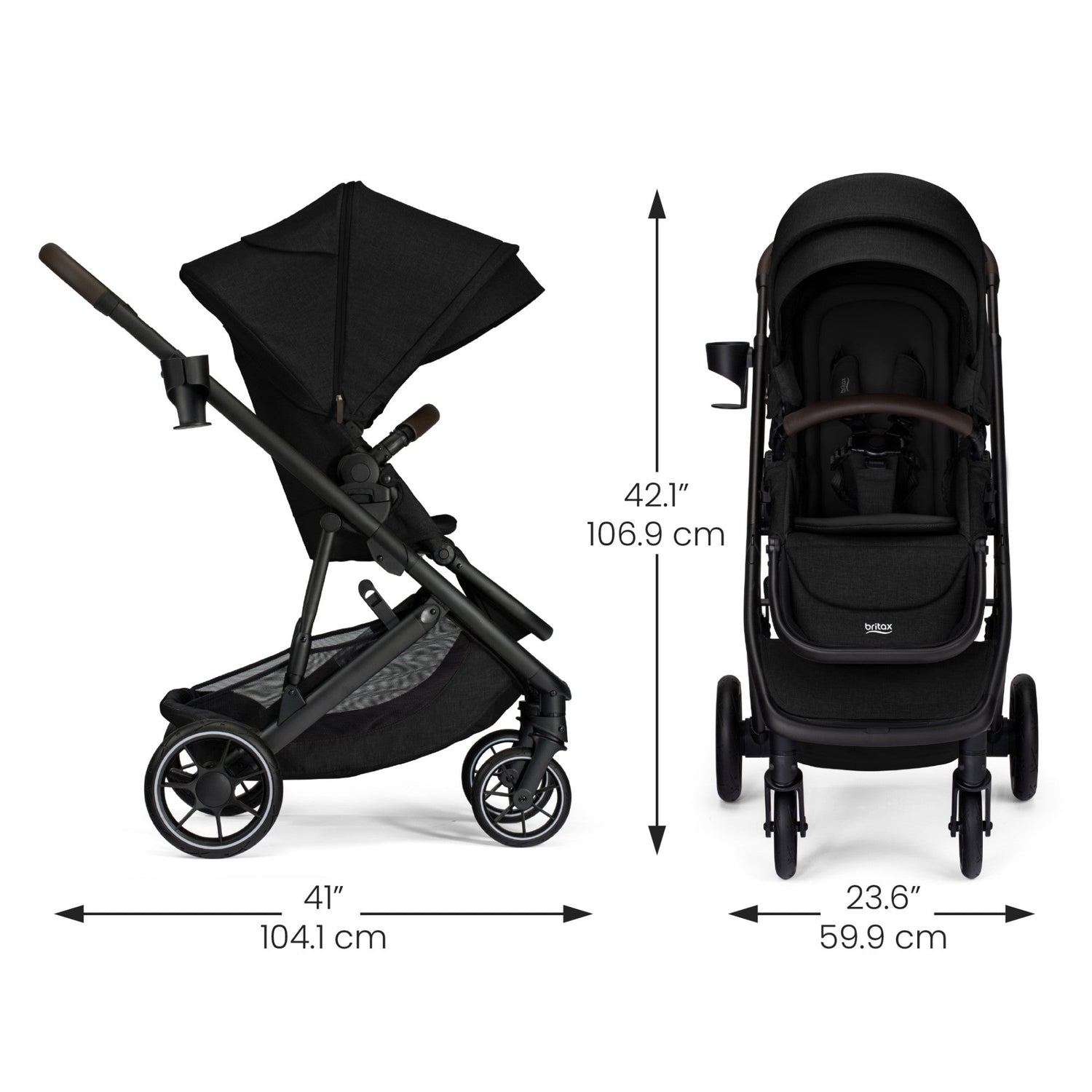 Britax Prism Full-Size Travel System with Willow S Infant Car Seat + Alpine Base