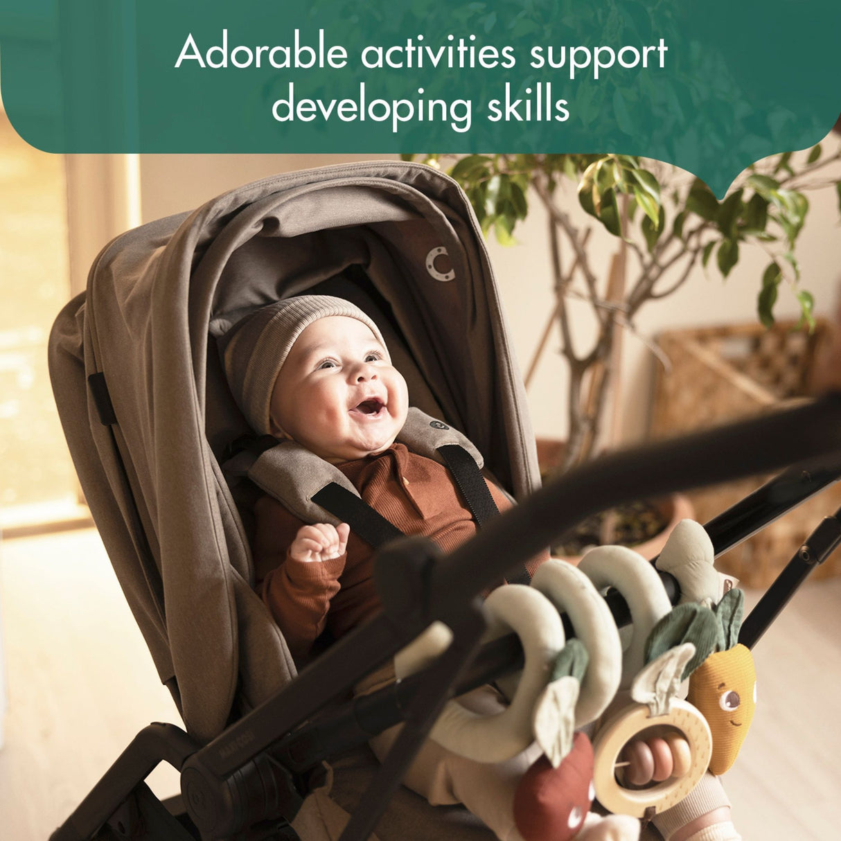 Tiny Love Spiral Stroller Activity Toy | Garden of Adventures - Kid's Stuff Superstore