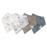 Copper Pearl Baby Bandana Bibs 4 Pack