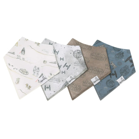 Copper Pearl Baby Bandana Bibs 4 Pack