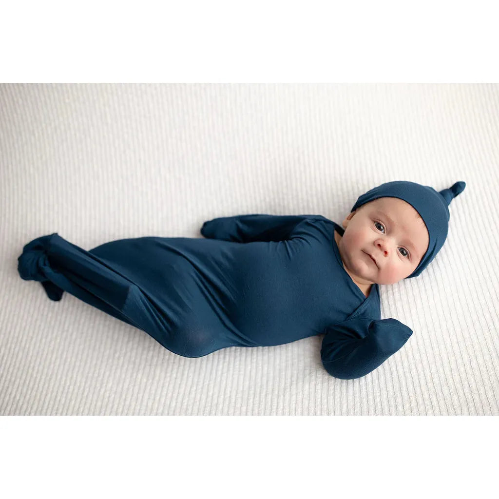 Three Little Tots Knotted Gown + Hat - Kid's Stuff Superstore