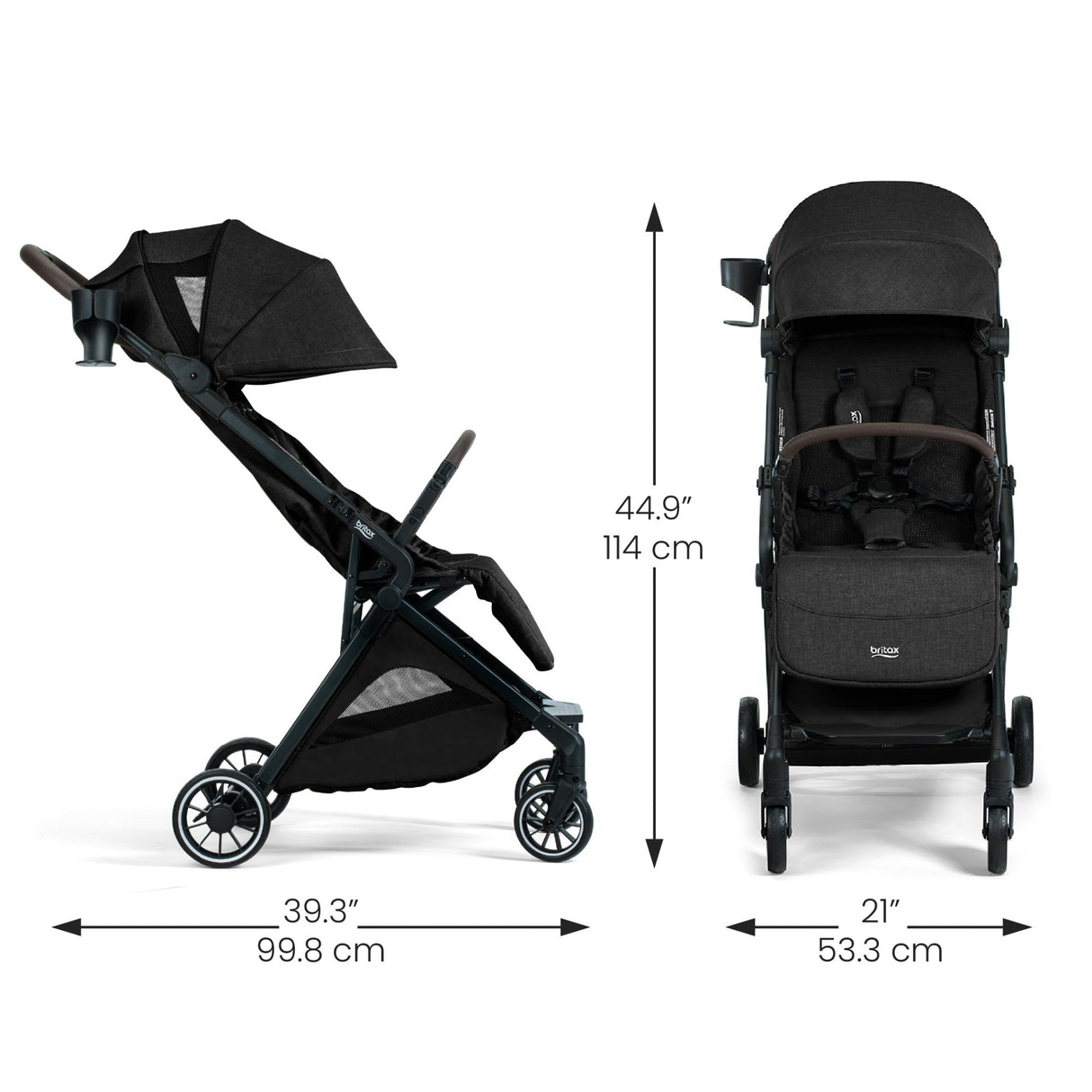 Britax Juniper+ Compact Stroller wiith One-Hand RapidFold - Kid's Stuff Superstore