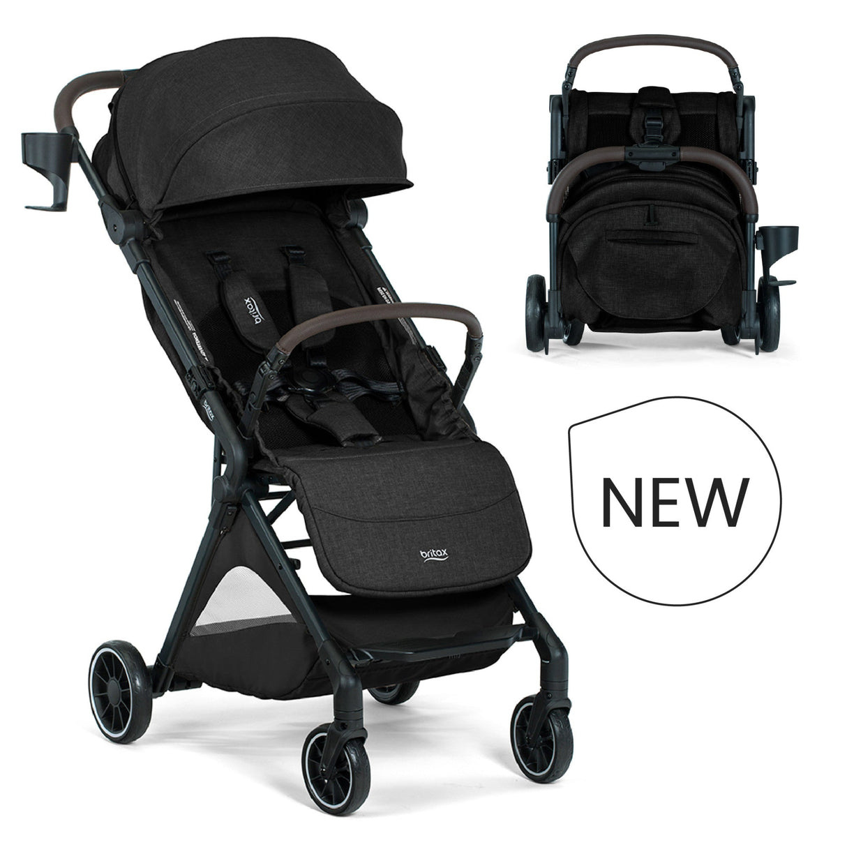 Britax Juniper+ Compact Stroller wiith One-Hand RapidFold - Kid's Stuff Superstore