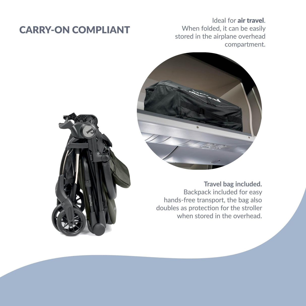 Peg Perego Volo Stroller + Travel Bag - Kid's Stuff Superstore