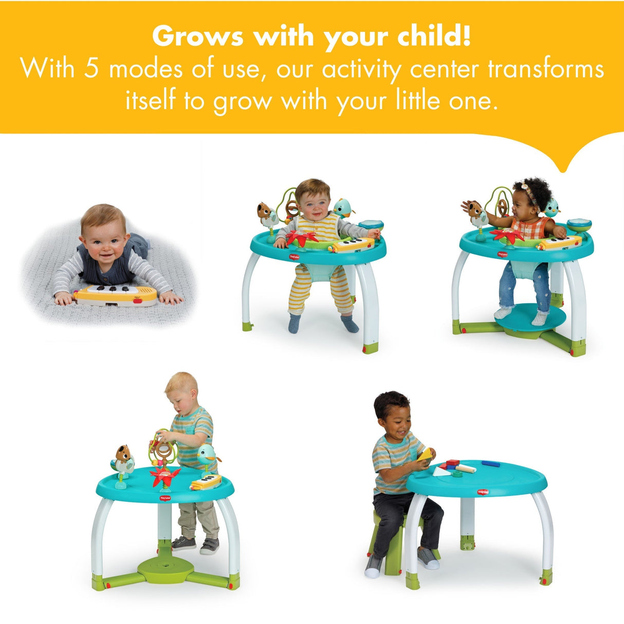 Tiny Love Meadow Days 5-in-1 Stationary Activity Center - Kid's Stuff Superstore