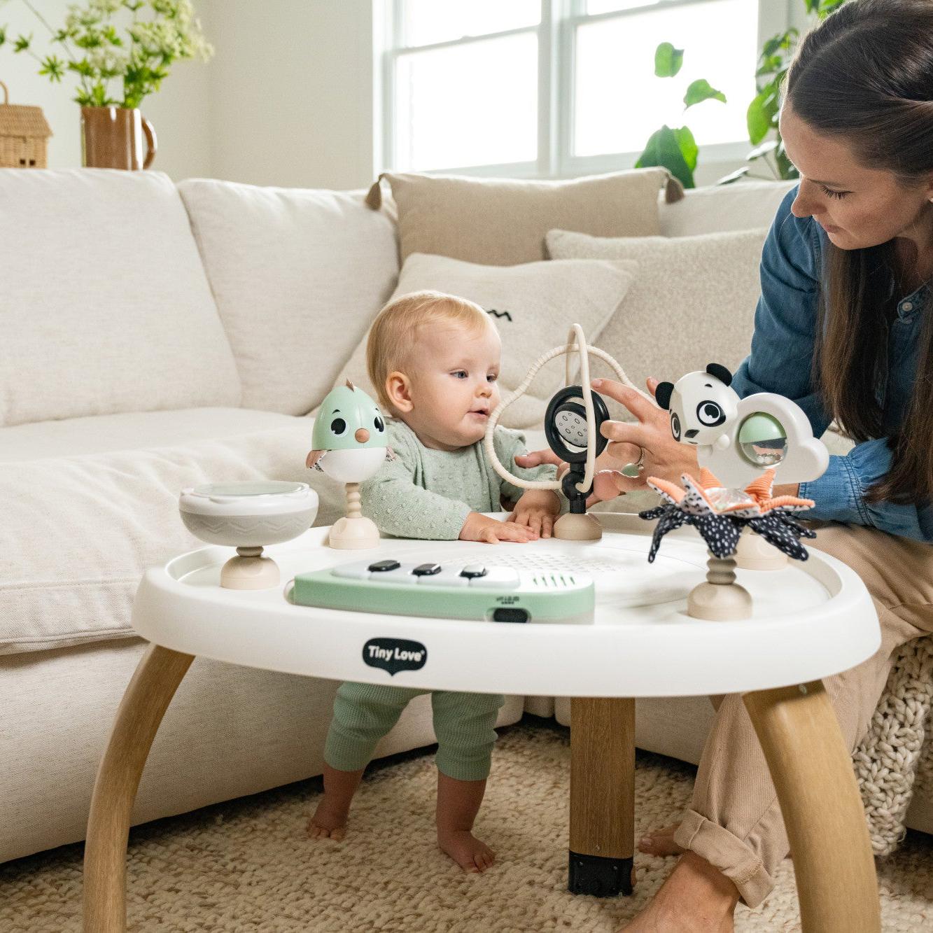 Tiny Love 5-in-1 Black & White Stationary Activity Center - Kid's Stuff Superstore