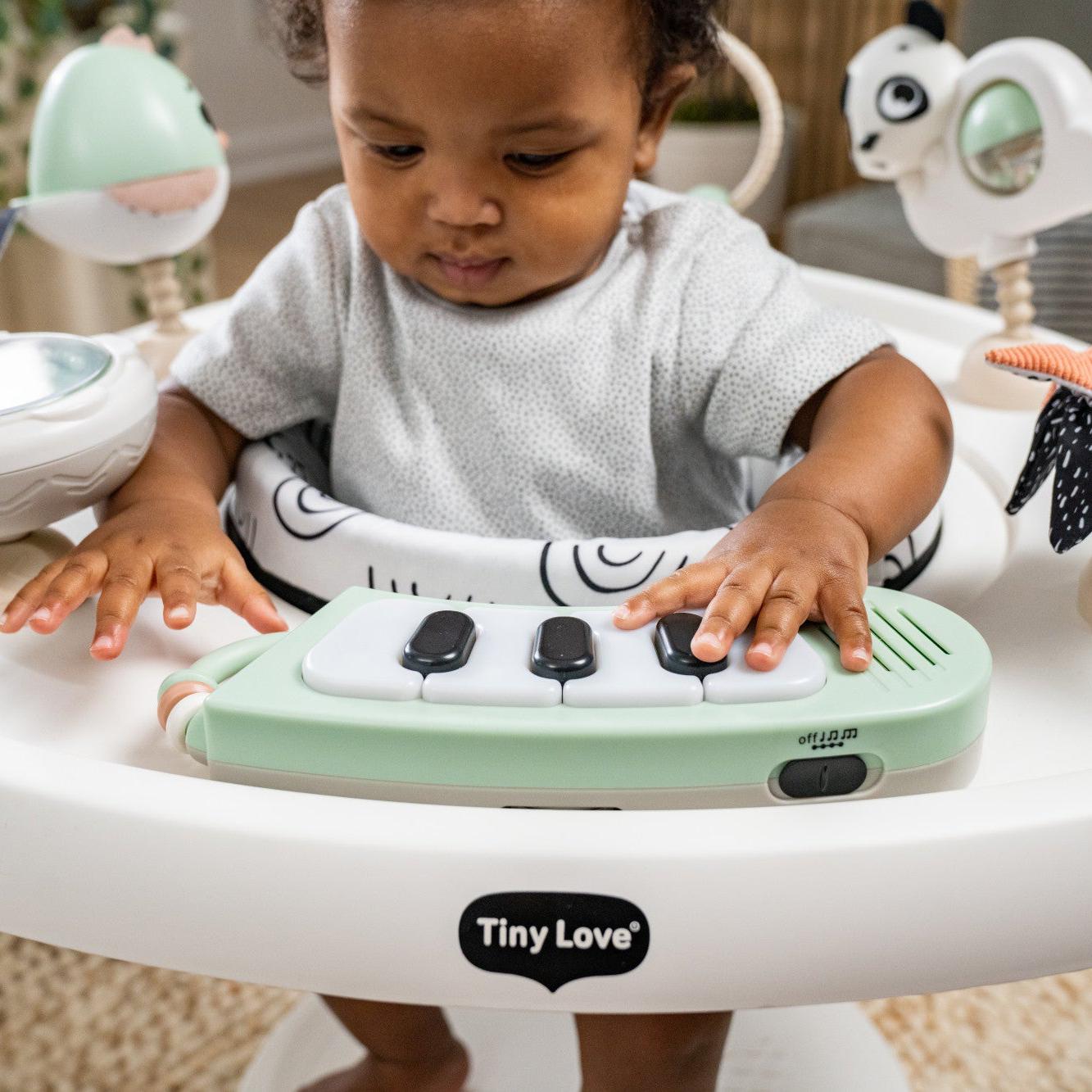 Tiny Love 5-in-1 Black & White Stationary Activity Center - Kid's Stuff Superstore